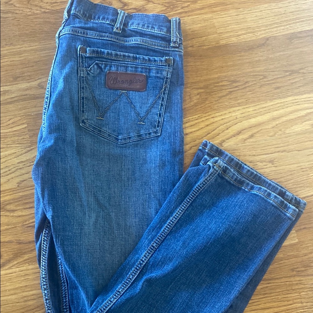 Wrangler Men's Bootcut Jeans - Blue